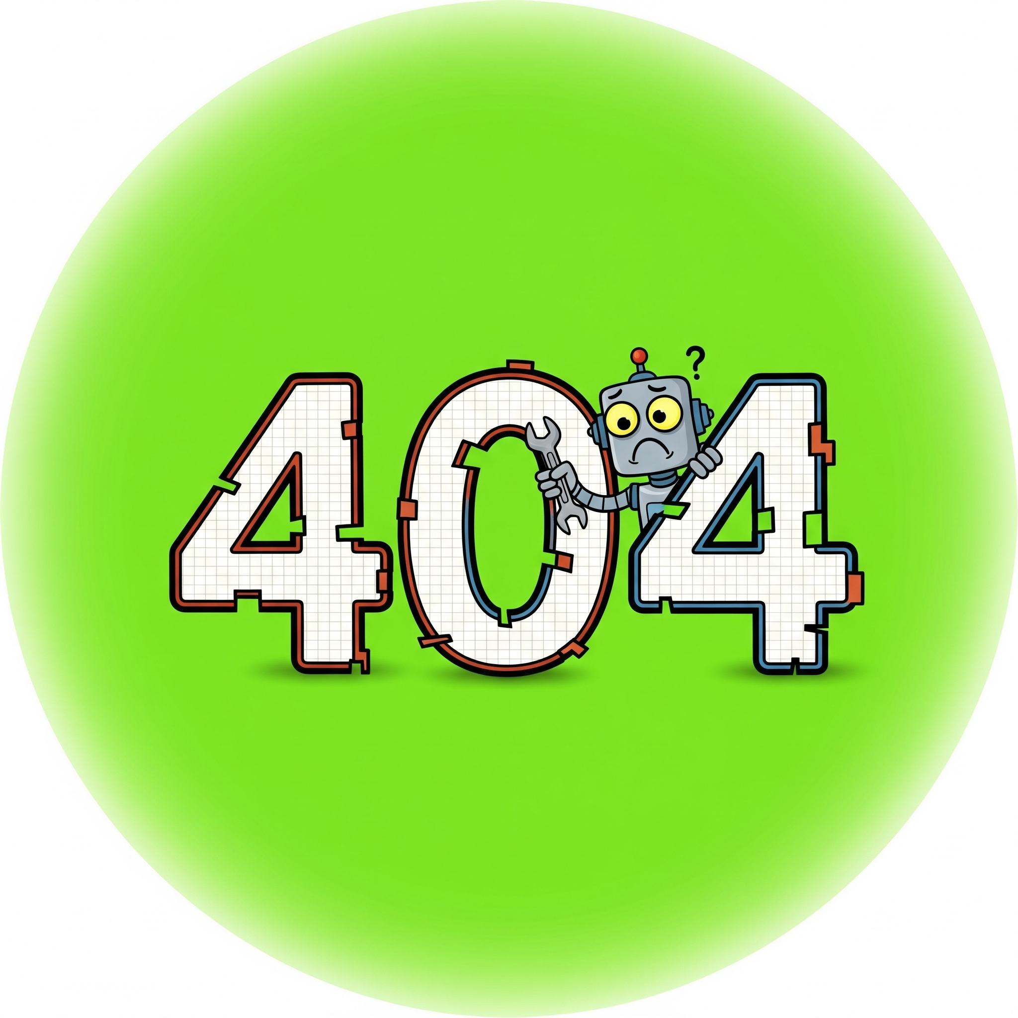 Logo de 404board con un robot